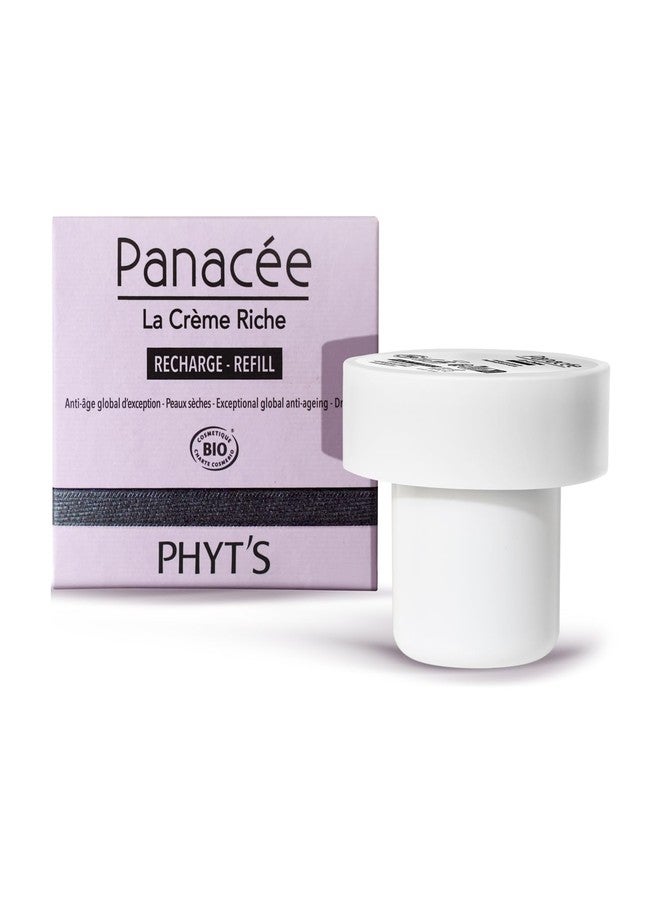 PHYT'S Phyts Panacea The Rich Cream - Refill Face Moisturizer for Mature Dry Skin - Anti-Ageing Face Cream with Vitamin E and Omega 6-1.69 oz - Image 1